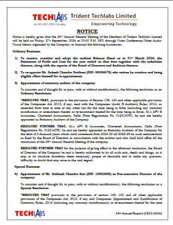 24th AGM Notice