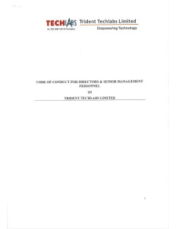 Policies and Code of Conduct